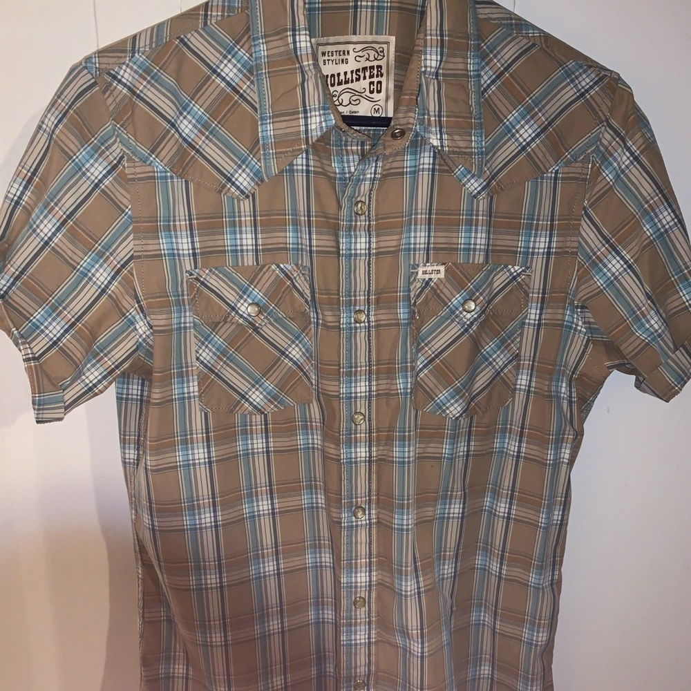 Hollister western pearlsnap shirt